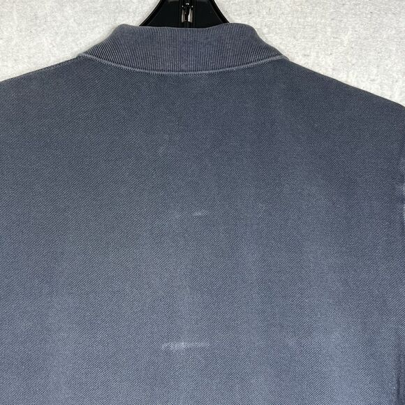Lacoste Vintage Washed Pique Polo Shirt Men’s Size 5 Gray Short Sleeve Slim Fit - Picture 8 of 11
